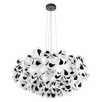 Люстра подвесная Слизия / Clizia 10595/780 Black LOFT IT чёрная белая на 5 ламп, основание в стиле современный арт-деко Люстра подвесная Слизия / Clizia 10595/780 Black LOFT IT чёрная белая на 5 ламп, основание в стиле современный арт-деко